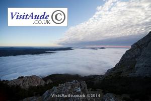 morning clouds in the Corbieres