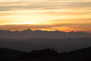 Col de la Malpère Pyrénées sunse