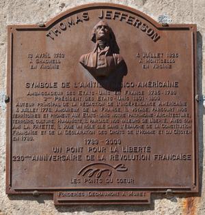 Ecluses de Fonserannes Jefferson plaque