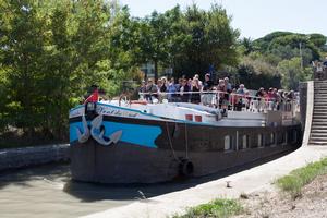 Boat on the Ecluses de Fonserannes